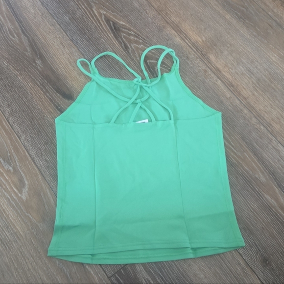 Gym Shark Green Tank Top and Black Long Sleeve Shirt Bundle Of 2  Size M - Picture 2 of 4